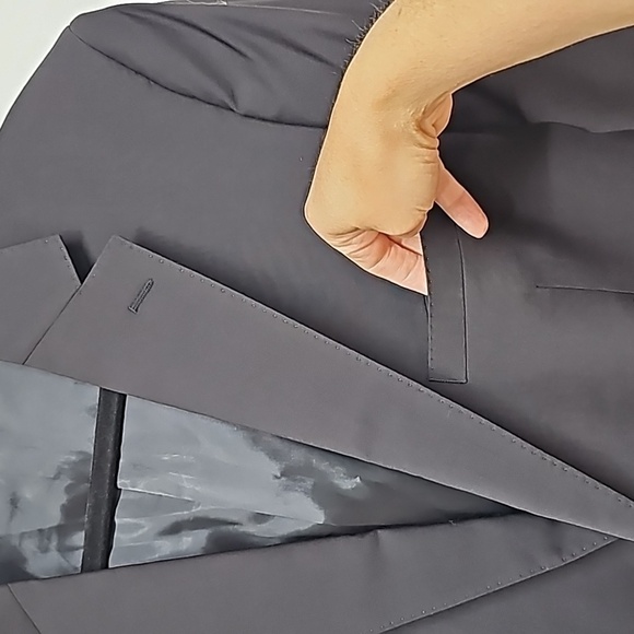 Calvin Klein mens suit jacket, slim fit, stretch, wool blend, black, 46 R - Picture 3 of 13